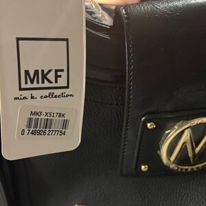 MKF Collection Black Shoulder Bag